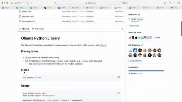 Как запустить deepseek на ПК? Настоящий DeepSeek + TelegramBOT + Python.