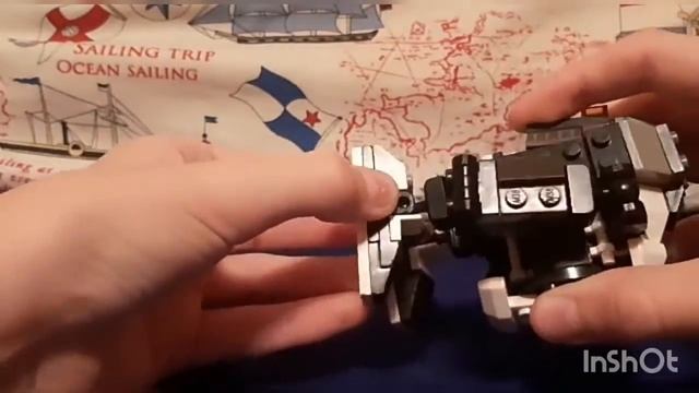 Робот костюм для лего человечка. Не крепкий, но красив?