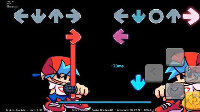 Fnf Mod Android Bf Vs Bf's но это песня Triple Trouble ссылка в описании на этот мод ⬇️👍✨😉🥇❤️🗿☺️