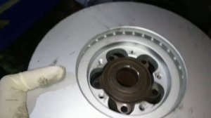 Форд Транзит. Замена передних тормозных дисков и коло?