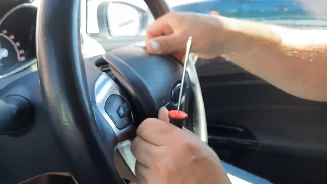 Как снять руль Форд фиеста/Ford Fiesta #перетяжкаруля #automobil
