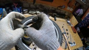 Как поменять подшибники в колёсах мопеда альфа