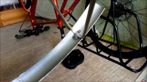 Установка самодельных крыльев на велосипед. Полнораз?