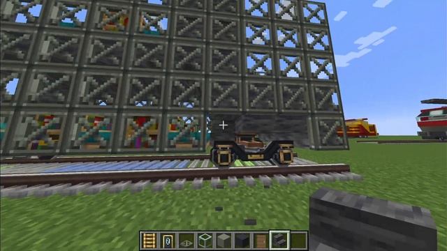 Двухетажный вагон РЖД в Майнкрафт. #create #майнкрафт #minecraft смотреть онлайн