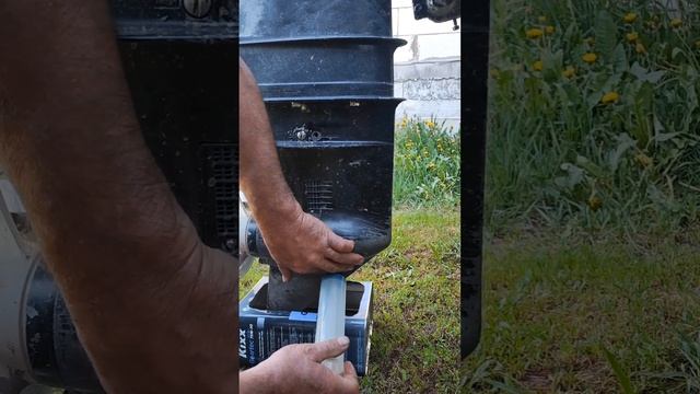 Замена масла в редукторе лодочного мотора своими рука
