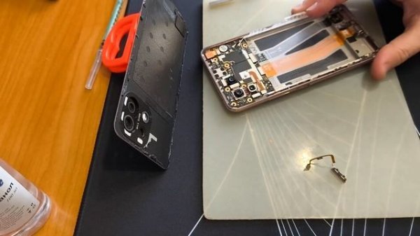 Xiaomi 11 Lite 5G NE не работает кнопка включения + замена АКБ