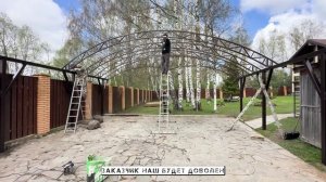 Навес для автомобилей #спецкаркас #навесы