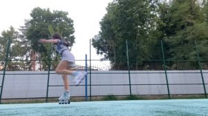 КАК ПРЫГНУТЬ ПЕРЕКИДНОЙ НА РОЛИКАХ?🛼Прыжок перекидн?