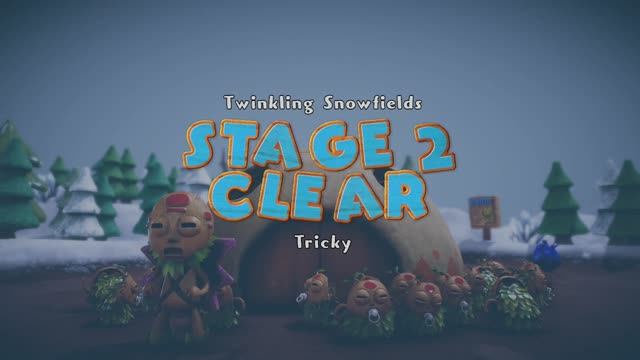 PixelJunk™ Monsters 2 PS4 Twinkling Snowfield Stage 2-3 Tricky Perfect 017