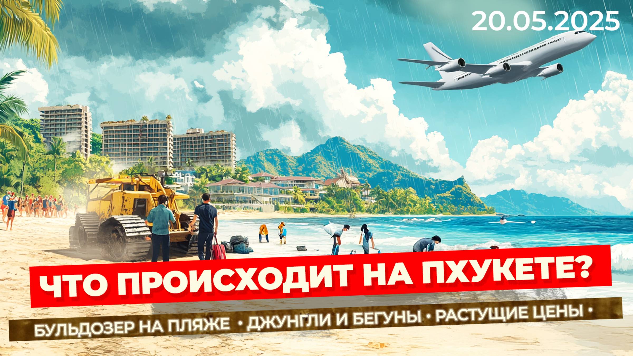 Пляж Сурин снесли бульдозером, ковид вернулся, цены растут. Новости с Пхукета | Таиланд 2025