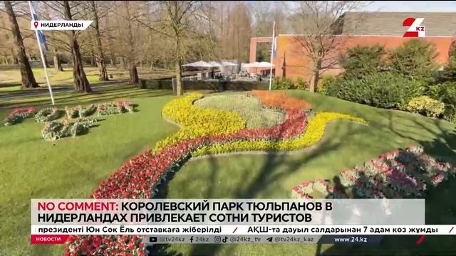 Королевский парк тюльпанов привлекает сотни туристов