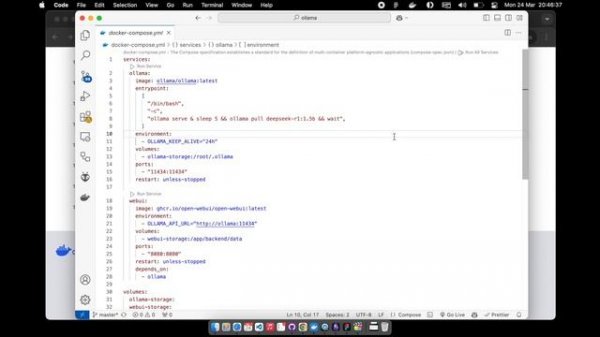 Запускаю Ollama, DeepSeek и Open WebUI