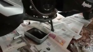 Скутер Regulmoto 4т. Замена масла в двигателе в домашних ус?