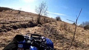 покатушки на Yamaha grizzly 125