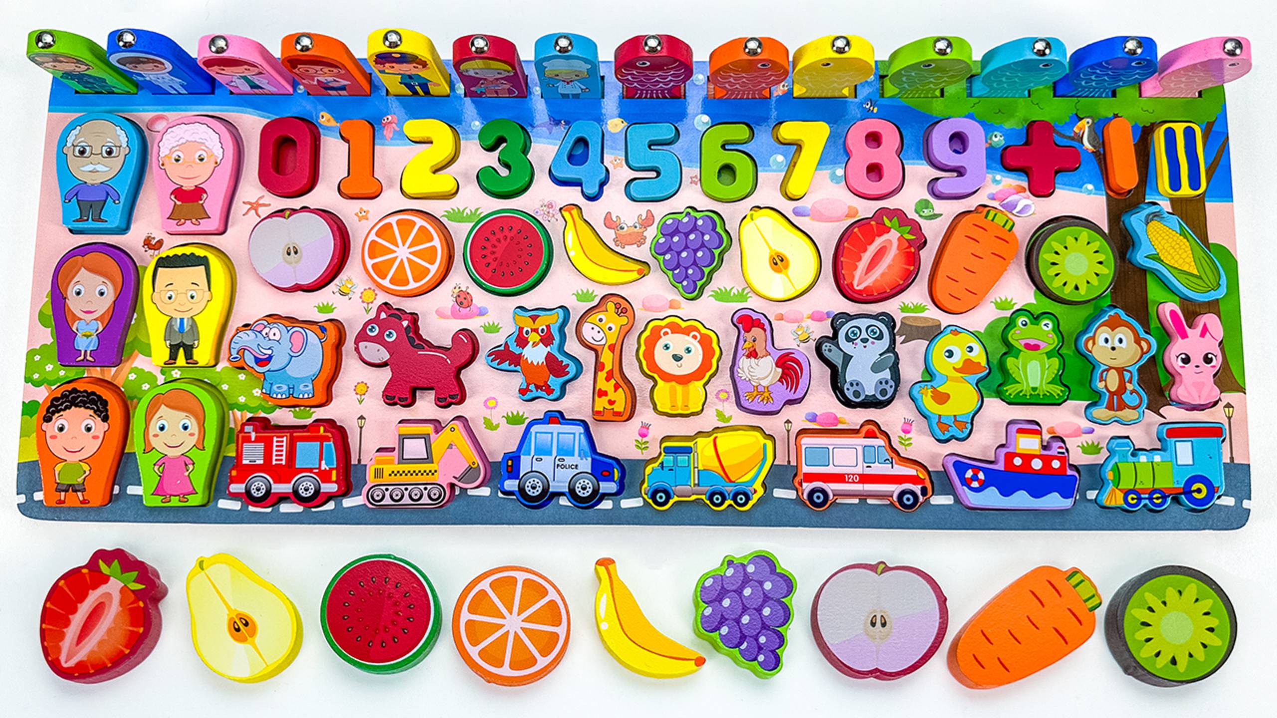 Развитие Речи: Цифры, Транспорт, Фрукты и Овощи, Семья в Одном Видео! смотреть онлайн