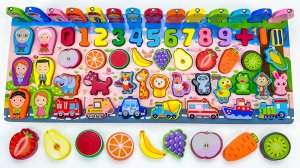 Развитие Речи: Цифры, Транспорт, Фрукты и Овощи, Семья в Одном Видео!