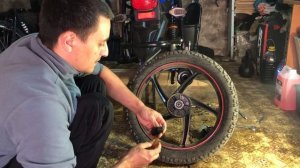 Замена демпферных резинок заднего колеса мопеда Альф?