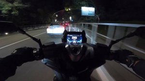 POV VOGE SR4 MAX - НОЧНАЯ ПОЕЗДКА ПО СОЧИ, НА МАКСИСКУТЕРЕ