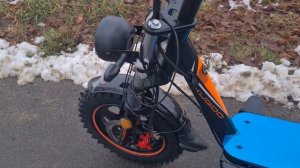 Электровелосипед Kugoo v3 pro plus 28.6ah с зимними покрышками н