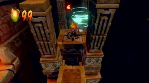 Crash Bandicoot N. Sane Trilogy Jaws of Darkness Give gem and Key/Получение кристалла и ключа