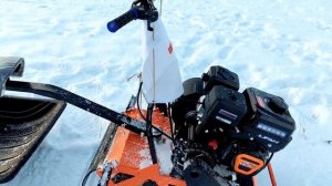 Знакомьтесь это буксировщик Белка 8 на вариаторе