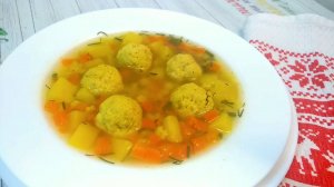 Суп с фрикадельками