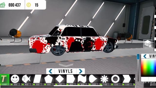 Самый лёгкий 😎 винил  на жиги в игре CarParking