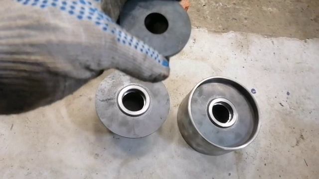 Изготовление опорных колёс для окучника.