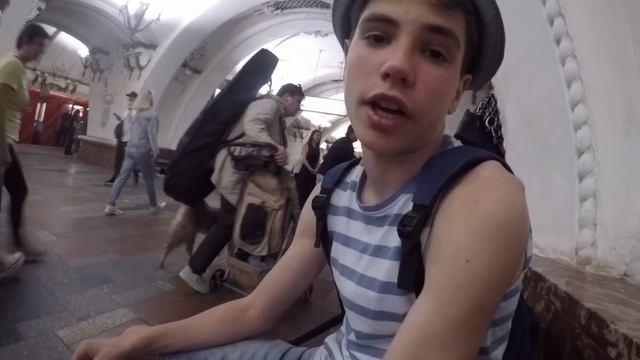 Стрит Влог в Москве на трюковых самокатах (часть 2).