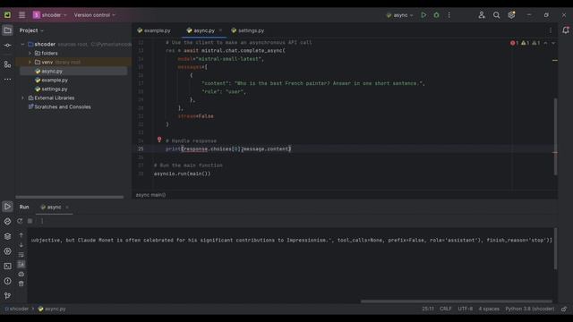 Создал TELEGRAM чат бота с ИИ БЕСПЛАТНО на Python | AIOgram, Mistral Ai смотреть онлайн