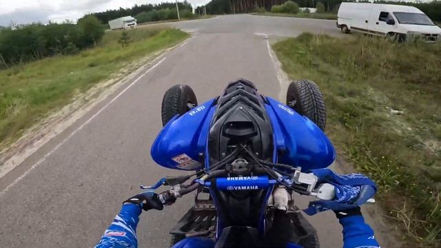 Стант по городу на квадроцикле yamaha raptor 700r смотреть онлайн