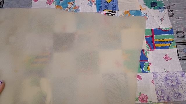 наволочка с квадратиками