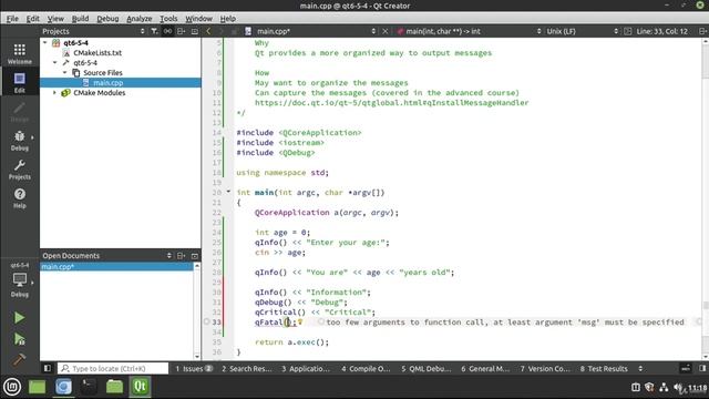 4. QDebug смотреть онлайн