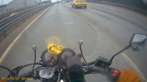 Motoland Voyage 200, замер скорости по прямой . Ну и крейсерская