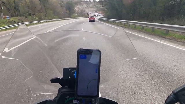 Трип на мотоциклах Yamaha mt-09 tracer по побережью чёрного мо? смотреть онлайн