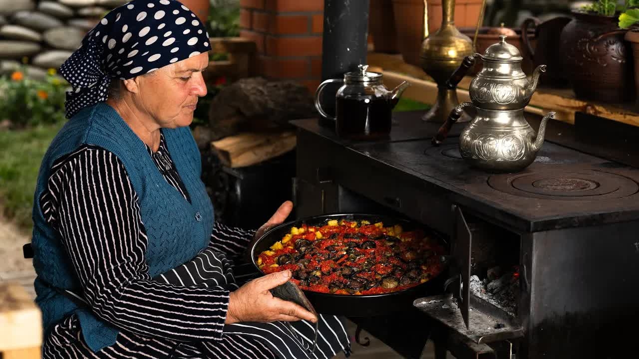 Фаршированные Баклажаны с Говядиной | Деревенский Рецепт по-Турецки смотреть онлайн