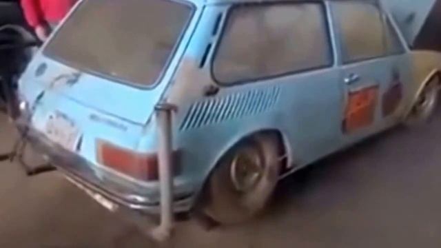 Запорожец используется в качестве мангала! смотреть онлайн