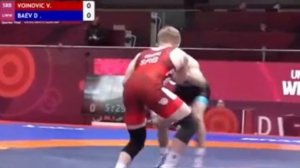 Давид Баев Вольная борьба 70кг четвертьфинал чемпиона?