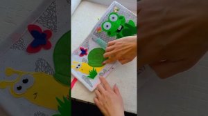 Книжка из фетра формат 20/20 см, 7 страниц