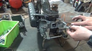 Сборка мотора Suzuki Mollet