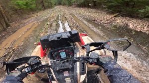 Катаемся по чеховским лесам на квадроцикле Aodes 1000 #aodes