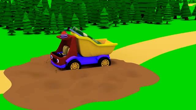 Развивающие мультики про машинки.Грузовик Тема и похо смотреть онлайн