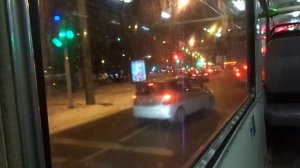 По пути слетели штанги... Троллейбус Санкт-Петербурга 9
