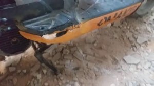 Скутер 150 кубов опять на ремонте. Последствия покатуше