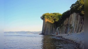 Скала Киселева и эпизод из Бриллиантовой руки. п. Небуг. Туапсинский район