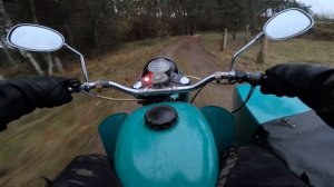 Motorcycle Ural made in USSR, мотоцикл Урал 1982 года