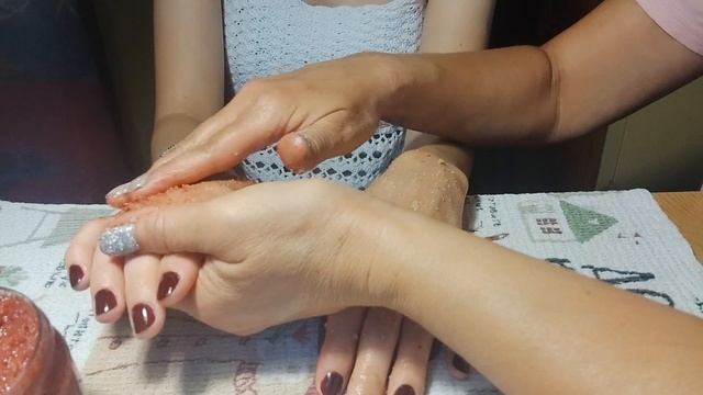 АСМР 🌸 Спа процедуры для рук ❤️🔥 Скраб и массаж  с