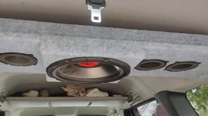 полка в ларгус под потолок