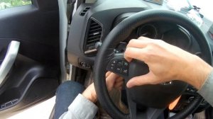 как снять подушку безопасности в руле на Lada Xray.