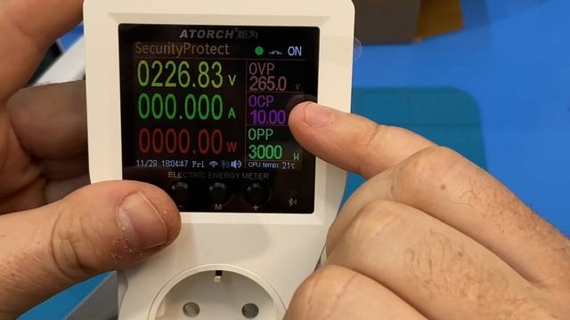 Розпаковка з AliExpress ATORCH AC85-265V 16A 2в1 Ватметр та розумна р?